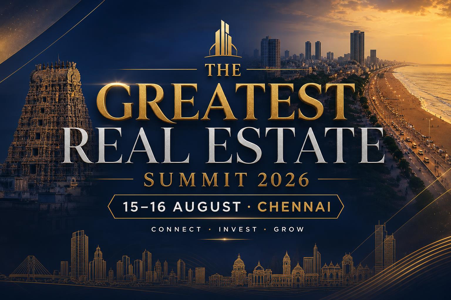 The Greatest Real Estate Summit 2026 — Chennai banner