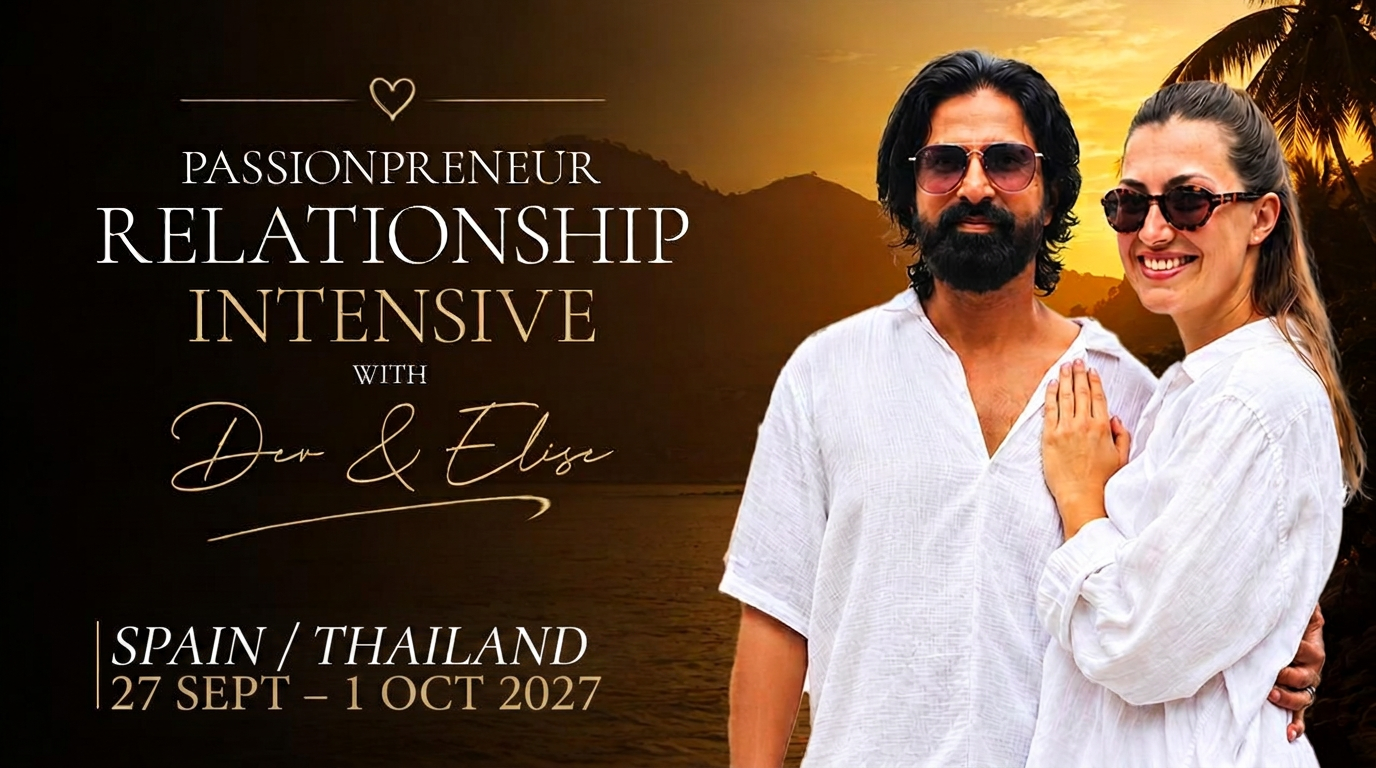 Passionpreneur Relationship Intensive — Spain / Thailand banner